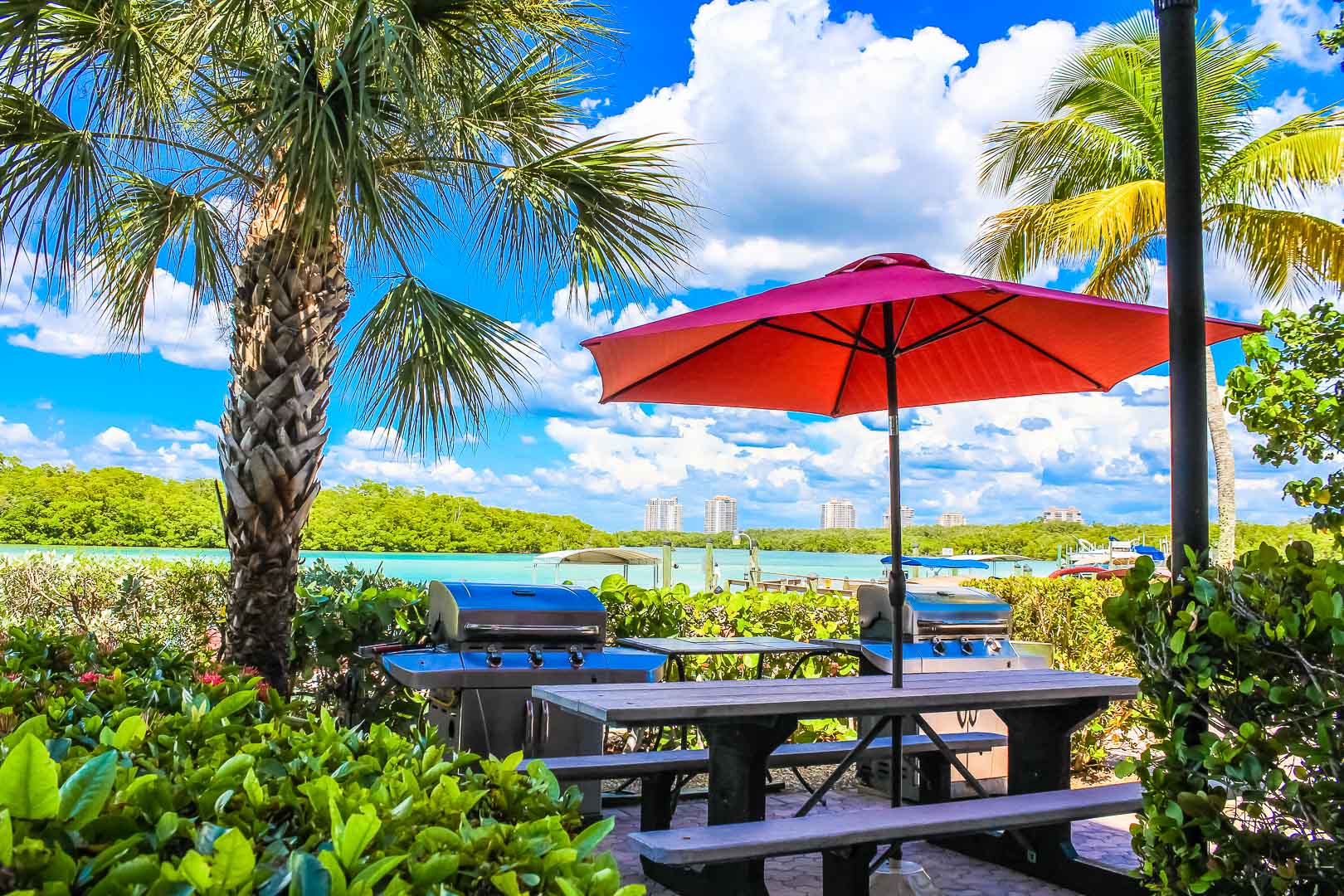 A relaxing view at VRI's Bonita Resort and Club in Florida.